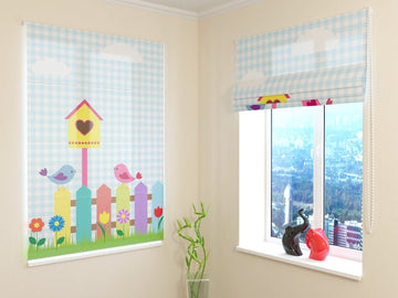 Tenda a Pacchetto per bambini. Uccelli Deliziosi - prezzo conveniente