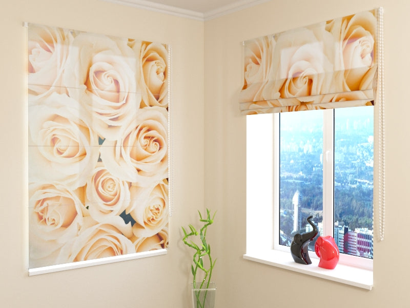 Tenda a Pacchetto Bouquet di Rose Color Crema
