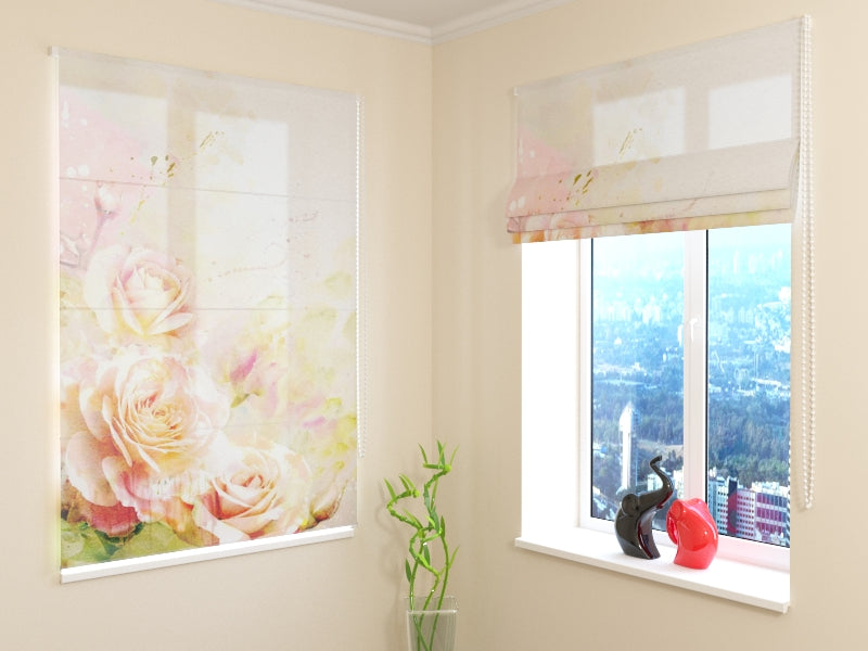 Tenda a Pacchetto Delicate Rose Acquerello