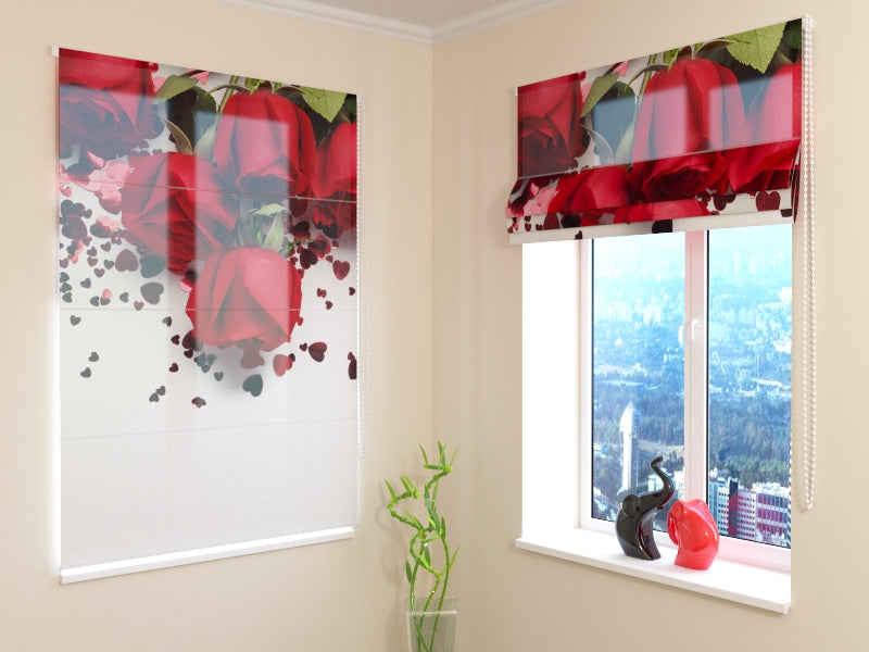 Tenda a Pacchetto Rose e Cuori