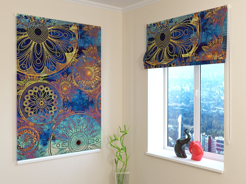 Tenda a Pacchetto Ornamento Dorato