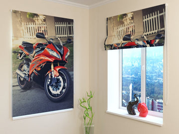 Tenda a Pacchetto Moto Rossa