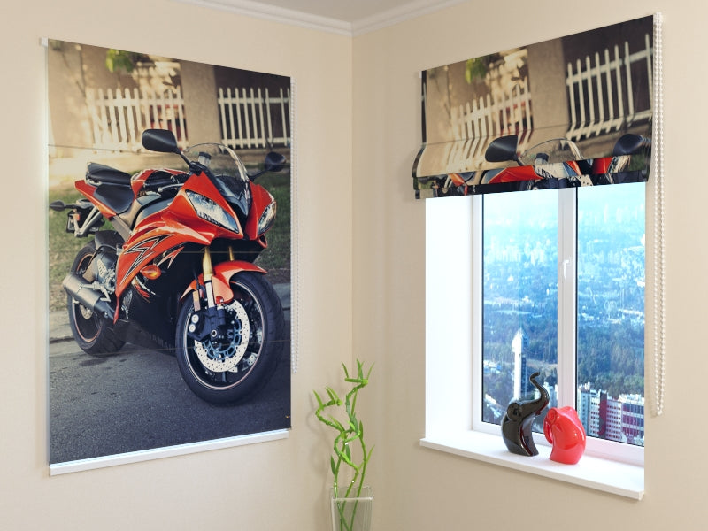 Tenda a Pacchetto Moto Rossa