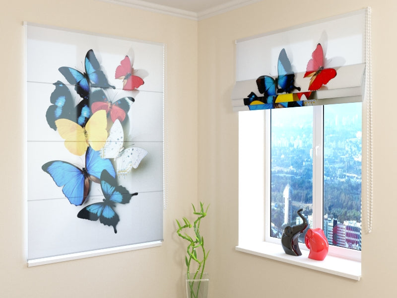 Tenda a Pacchetto. Farfalle Colorate - prezzo conveniente