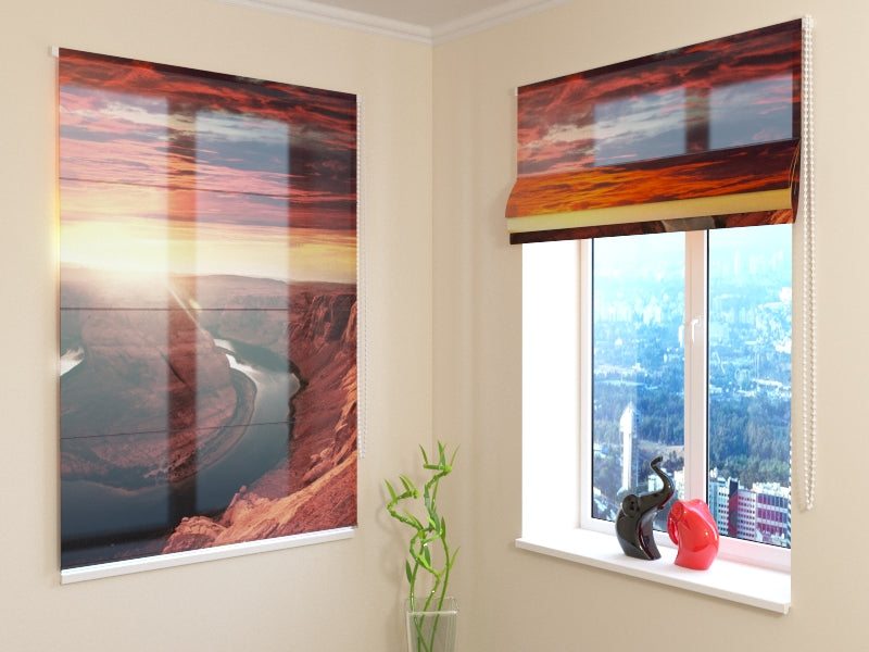 Tenda a Pacchetto Horseshoe Bend al Tramonto