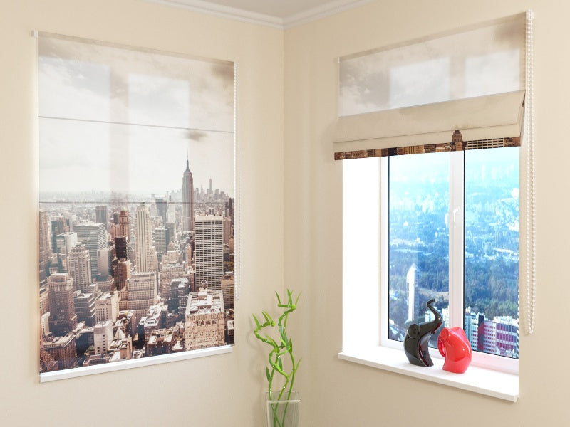 Tenda a Pacchetto Veduta Aerea di Manhattan