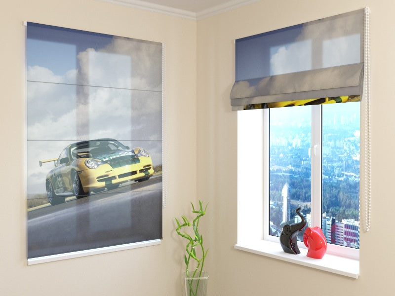 Tenda a Pacchetto Supercar Gialla