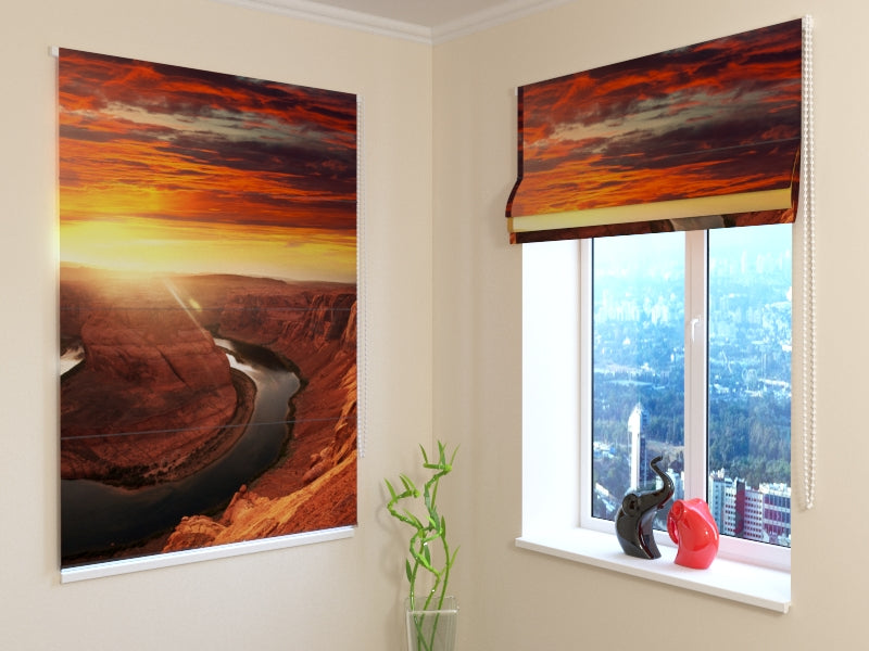 Tenda a Pacchetto Horseshoe Bend al Tramonto