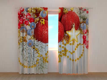 Tende Decorazioni Natalizie Rosse