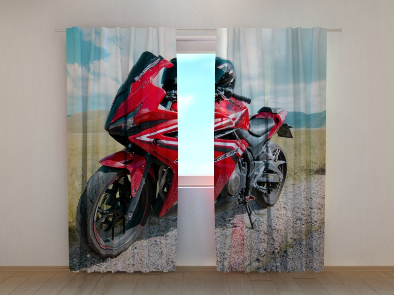 Tende Moto Honda Rossa