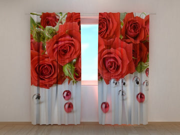 Tende Rose e Perline