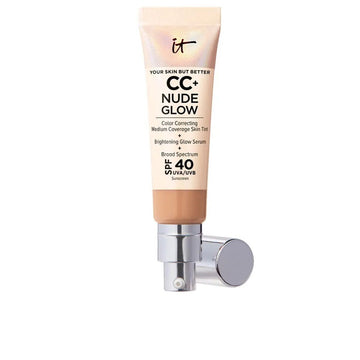 Base de Maquillage Crémeuse It Cosmetics CC+ Nude Glow Medium Tan Spf 40 32 ml