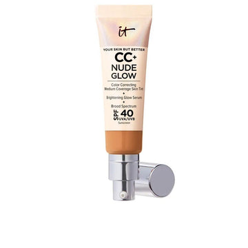 Base Cremosa per il Trucco It Cosmetics CC+ Nude Glow Tan Spf 40 32 ml