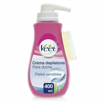 Crema Depilatoria Corpo Veet Pure Ducha 400 ml
