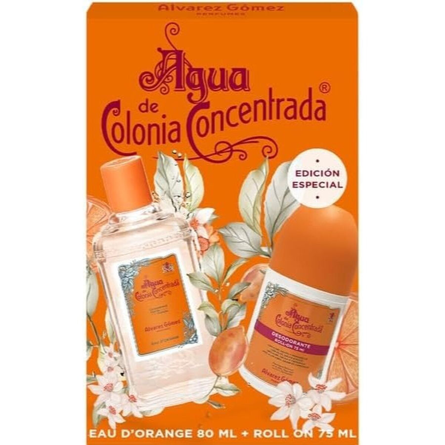 Cofanetto Profumo Unisex Alvarez Gomez Agua de Colonia Concentrada Eau d'Orange 2 Pezzi