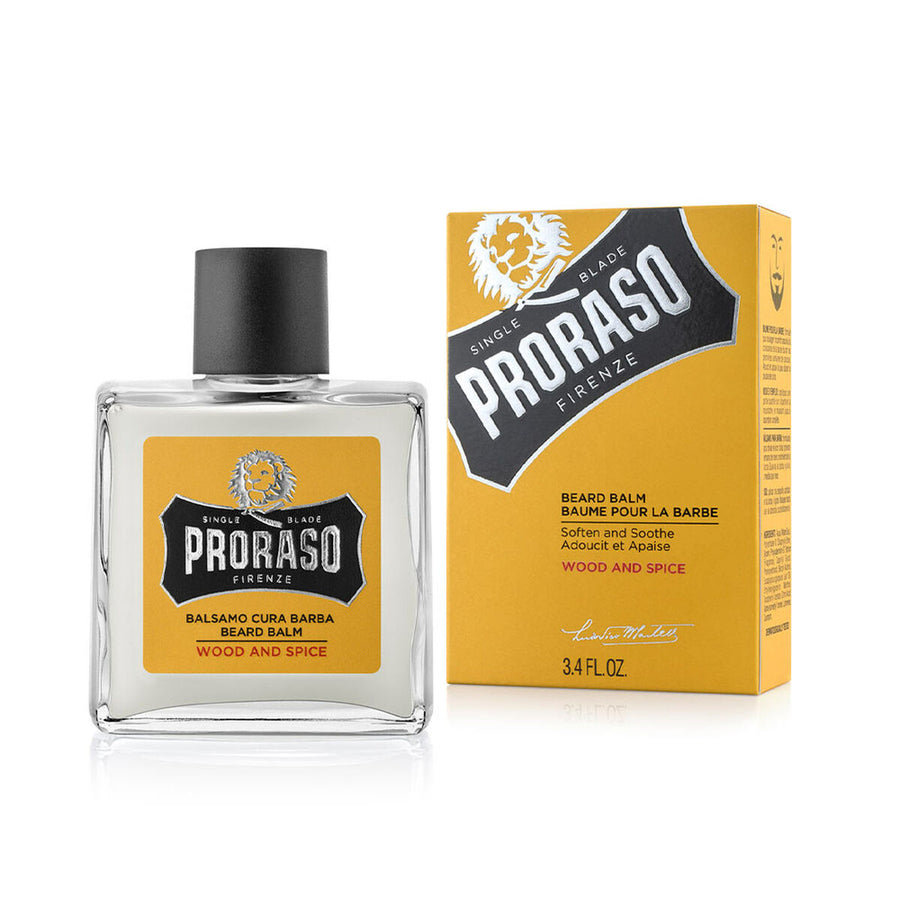 Baume pour la barbe Yellow Proraso Wood And Spice 100 ml