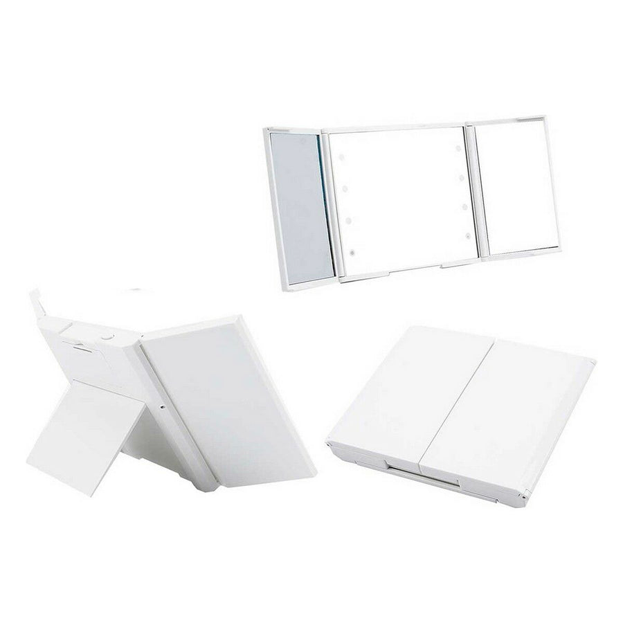 Kišeninis veidrodinis baltas LED apšvietimas 1,5 x 9,5 x 11,5 cm (12 vnt.)