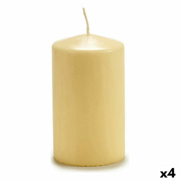 Bougie Crème 9 x 15 x 9 cm (4 Unités)