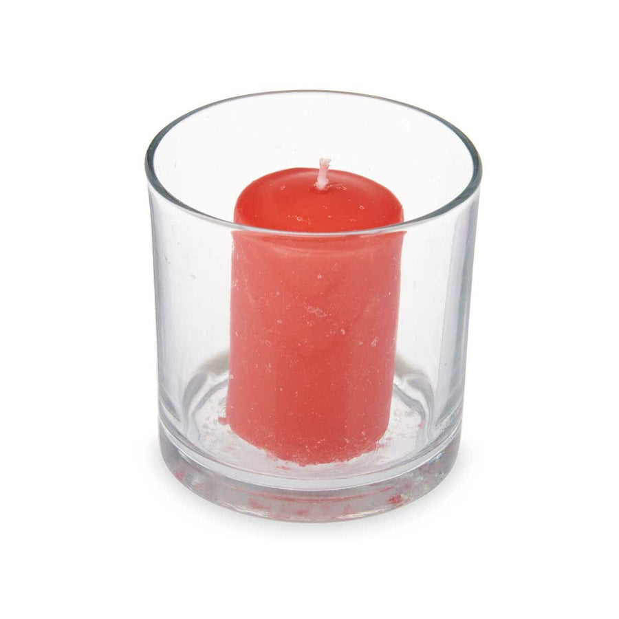 Candela Profumata 10 x 10 x 10 cm (6 Unità) Bicchiere Frutti rossi