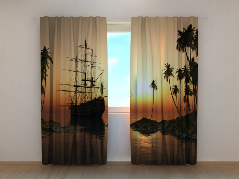 Tende Tramonto sulla Barca a Vela