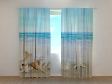 Tende Conchiglie sulla Bellissima Spiaggia