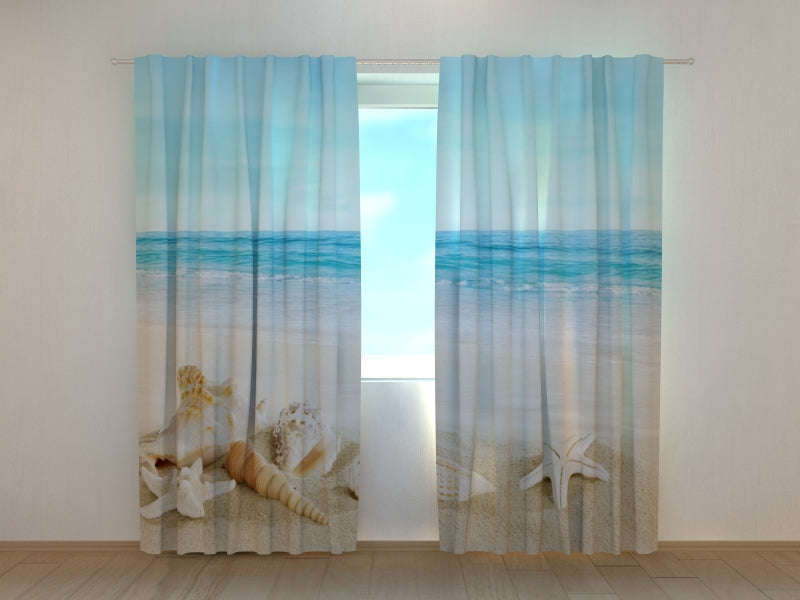 Tende Conchiglie sulla Bellissima Spiaggia