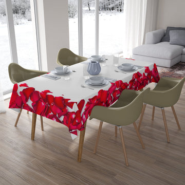 Tovaglia Petali Di Rose Rosse