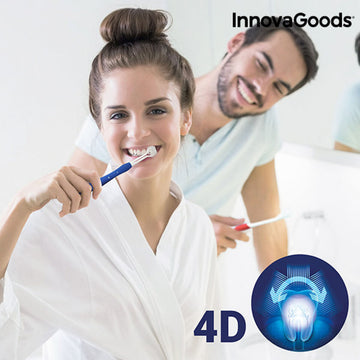 Spazzolino da Denti 4D InnovaGoods (Pacco da 2)
