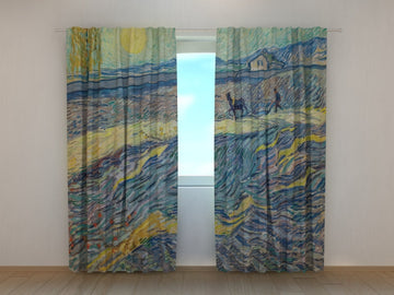 Tende - Campo con Aratore e Mulino Vincent Van Gogh