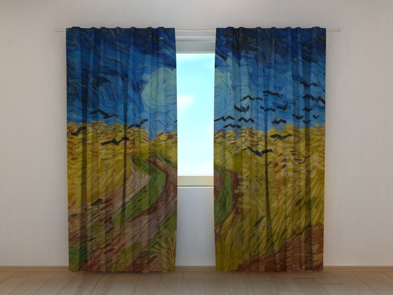 Tende - Campo di Grano con Volo di Corvi Vincent Van Gogh