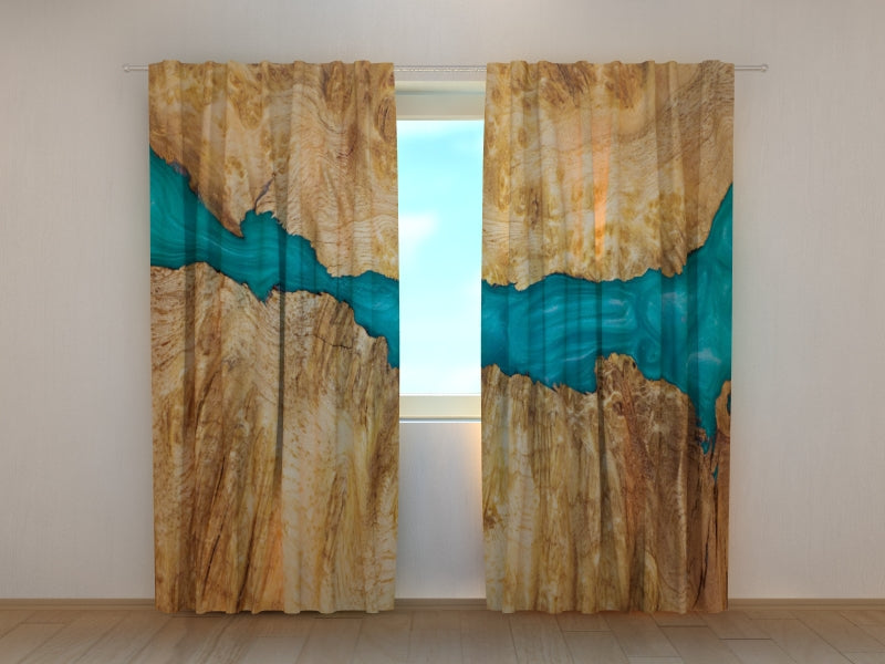 Tende Legno con Incredibile Venatura Blu