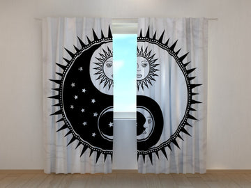 Tende Yin Yang con Luna e Sole