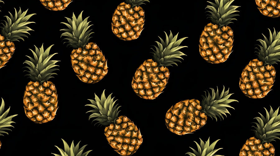 Tovagliette americane in tessuto cm.45x30. Con gli ananas