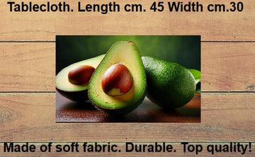 Tovagliette americane in tessuto cm.45x30. Con i frutti di avocado