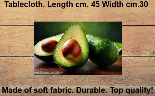 Tovagliette americane in tessuto cm.45x30. Con i frutti di avocado