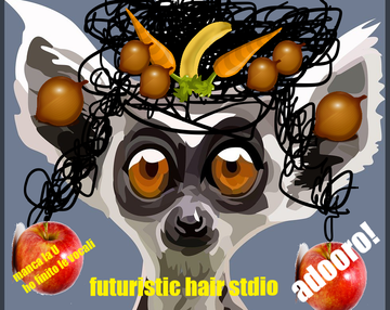 Tovagliette americane in tessuto cm.45x30. Con un taglio di capelli futuristico