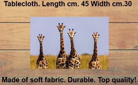 Tovagliette americane in tessuto cm.45x30. Con le giraffe