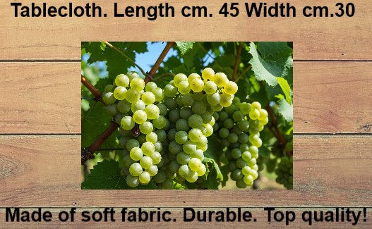 Tovagliette americane in tessuto cm.45x30. Con i grappoli di uva