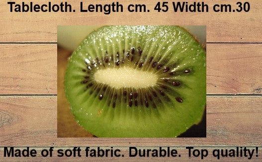 Tovagliette americane in tessuto cm.45x30. Con il kiwi