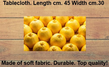 Tovagliette americane in tessuto cm.45x30. Con i limoni