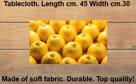Tovagliette americane in tessuto cm.45x30. Con i limoni