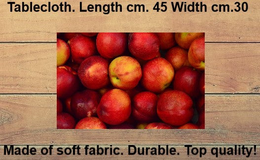 Tovagliette americane in tessuto cm.45x30. Con le mele rosse