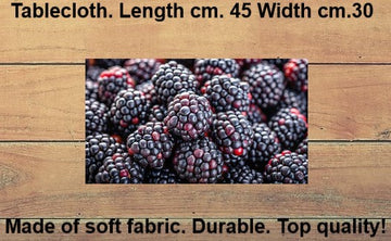 Tovagliette americane in tessuto cm.45x30. Con le more