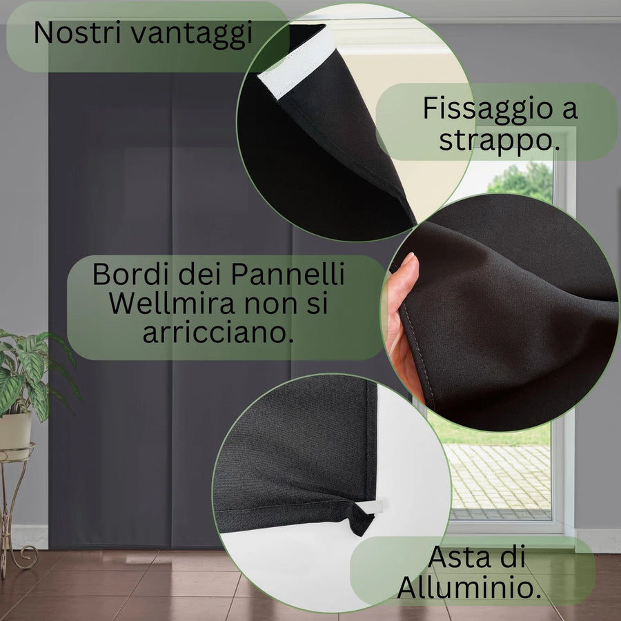Tenda a Pannello Nero Screen.