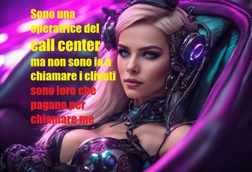 Tovagliette americane in tessuto cm.45x30 con una operatrice del call center