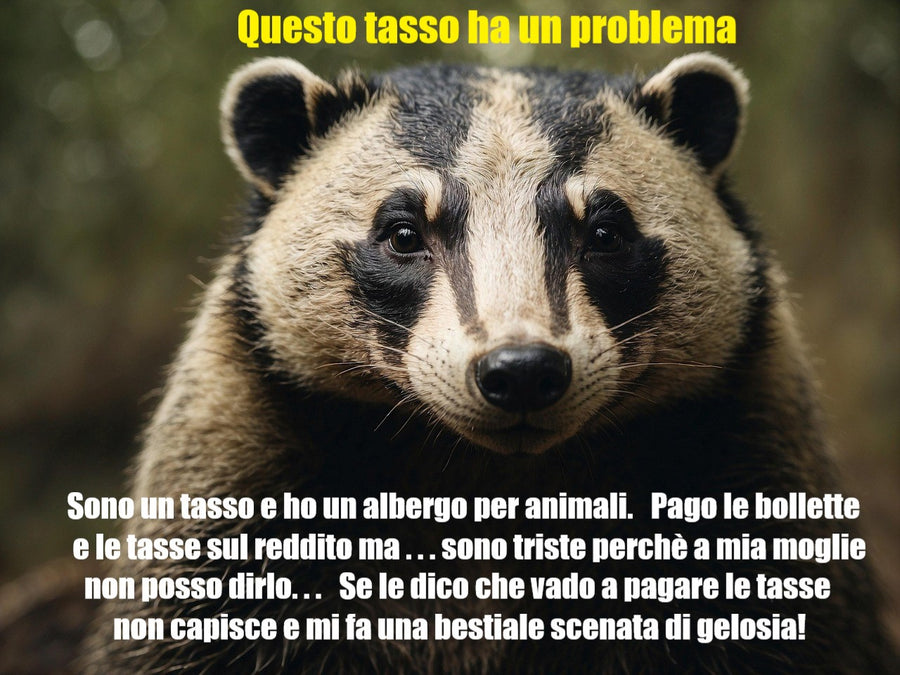 Tovagliette americane in tessuto cm.45x30 con un tasso molto triste